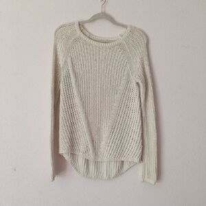 H &M Cream Knitted Sweater
